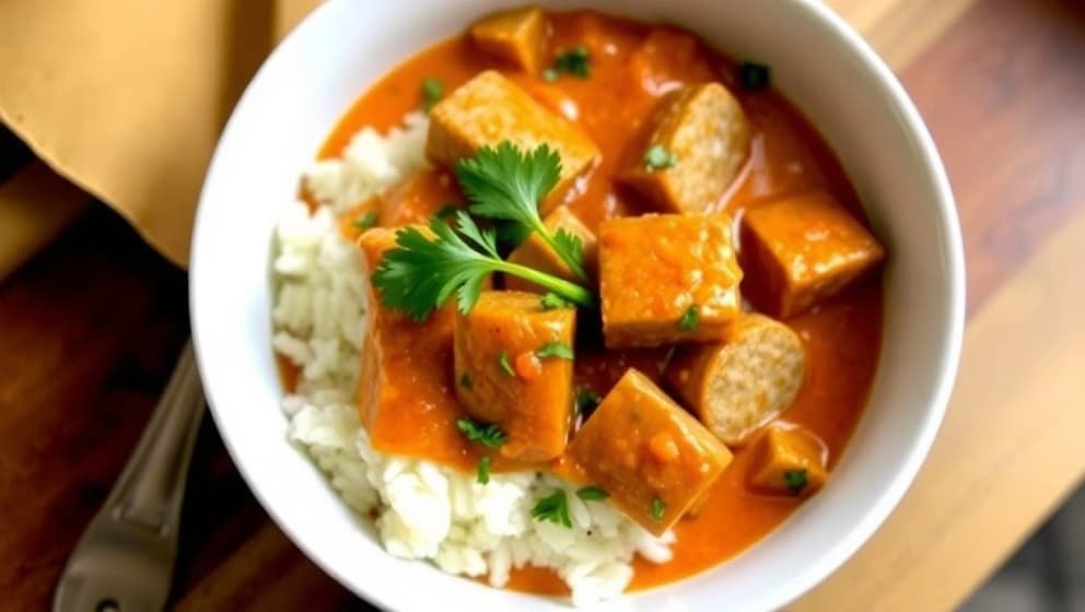 Korvstroganoff med ris