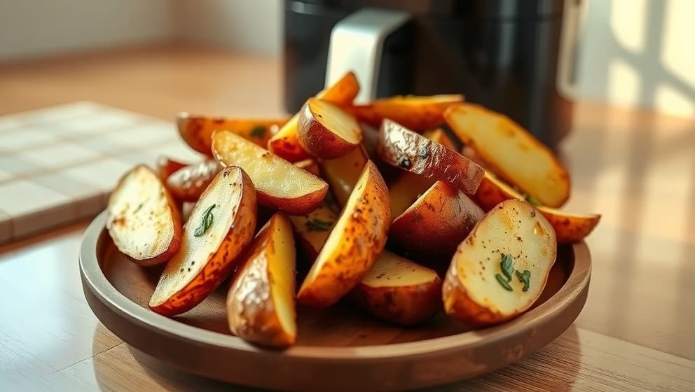 Krispig potatis i airfryer varje gång med bra tips