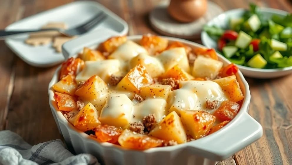 Potatis och köttfärsgratäng som alltid lyckas